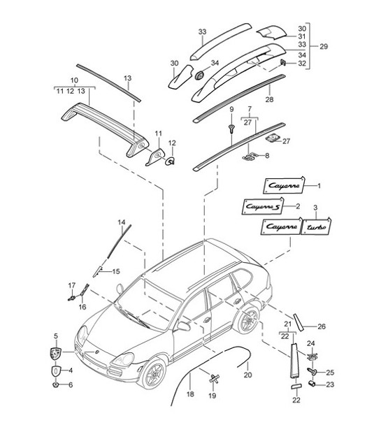 Diagram 810-00 Porsche 944 2.5L 8V 1982-87 