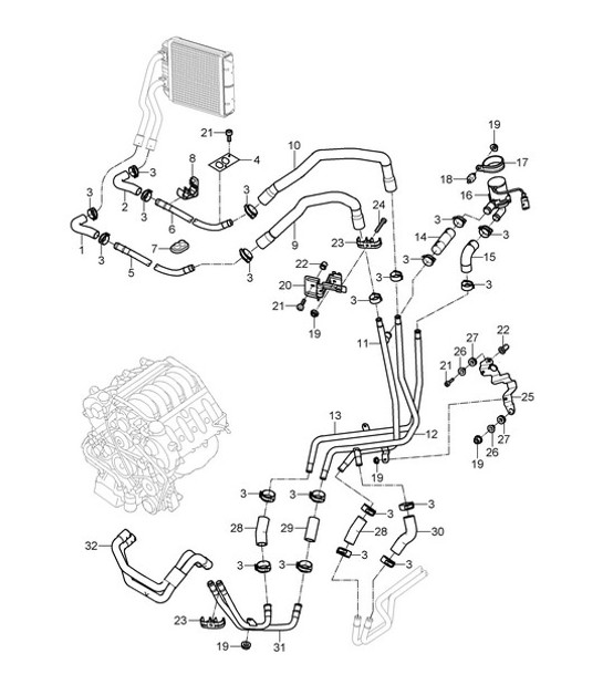 Diagram 813-12 Porsche Macan (95B) MK1 (2014-2018) Body