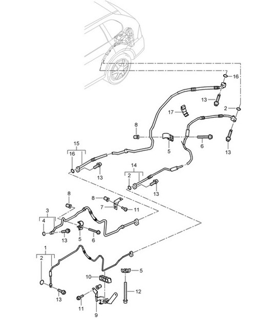 Diagram 813-65 Porsche 944 2.5L 8V 1982-87 