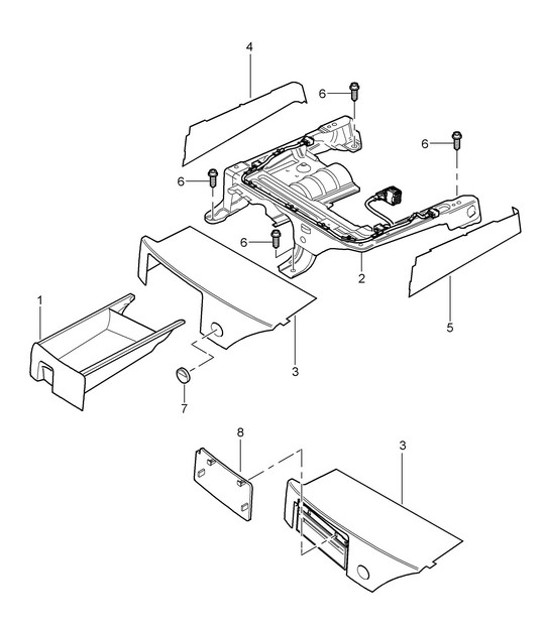 Diagram 817-05 Porsche 944 2.5L 8V 1982-87 