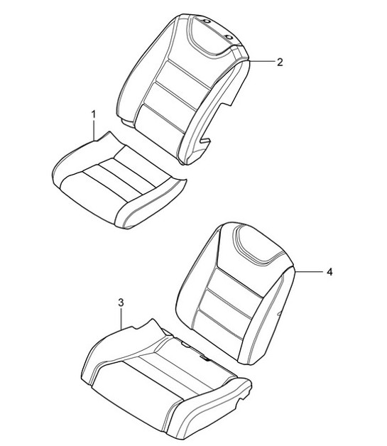 Diagram 817-10 Porsche 997 MKII GT2 RS 2011-13 Body