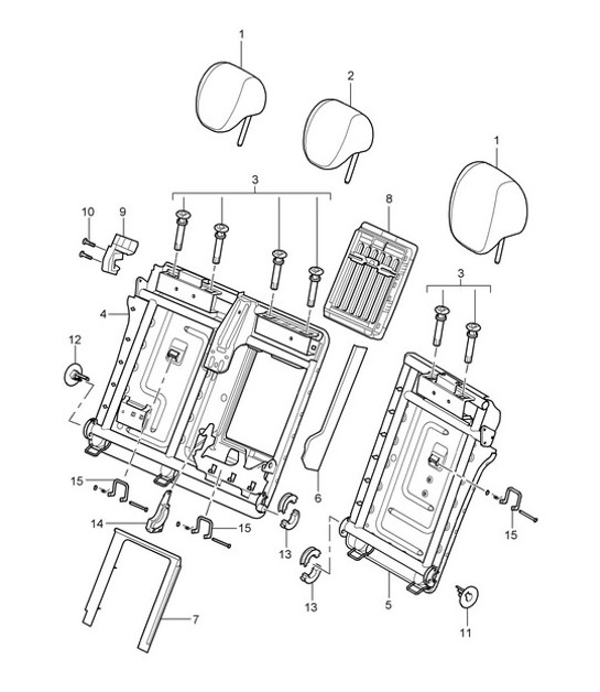 Diagram 817-50 Porsche 991 (911) MK1 2012-2016 Body