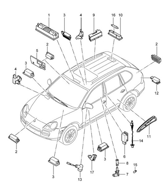 Diagram 903-04 Porsche 928 (1978-1995) 