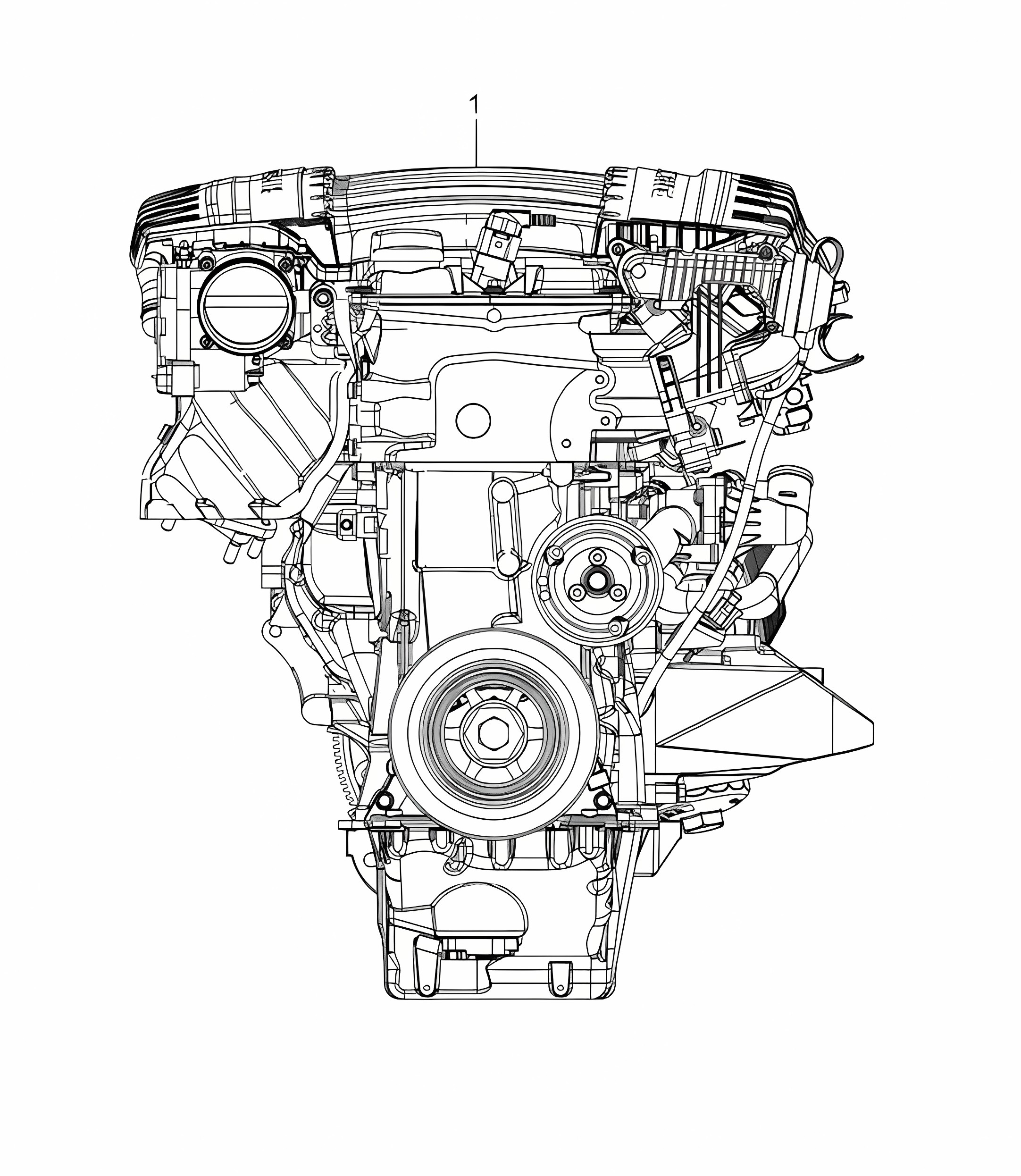 Replacement engine (Model: 5501)  Cayenne 9PA1 (957) 3.6L 2007-10