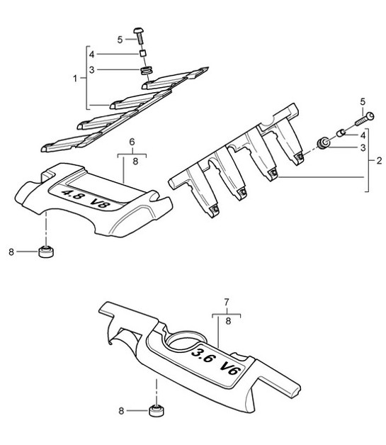 Diagram 103-008 Porsche 924 (1977-1988) Engine