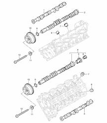 Nokkenas (model: 4801,4851) Cayenne 9PA1 (957) 4.8L 2007-10