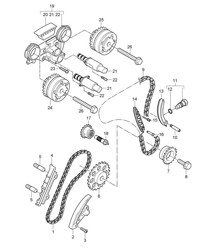 Valve control (Model: 5501) Cayenne 9PA1 (957) 3.6L 2007-10