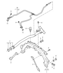 Refroidissement par eau (Modèle : 4801,4851) Cayenne 9PA1 (957) 4,8L 2007-10