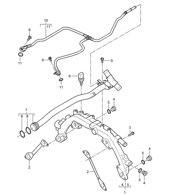 Diagram 105-010 Porsche 911 & 912 (1965-1989) Engine
