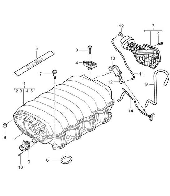 Diagram 107-010 Porsche 911 & 912 (1965-1989) Engine