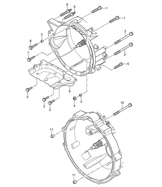 Diagram 320-005 Porsche 993 (911) C2S 1994-97 Transmission
