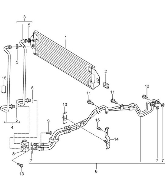 Diagram 360-000 Porsche 997 (911) MK1 2005-2008 Transmission