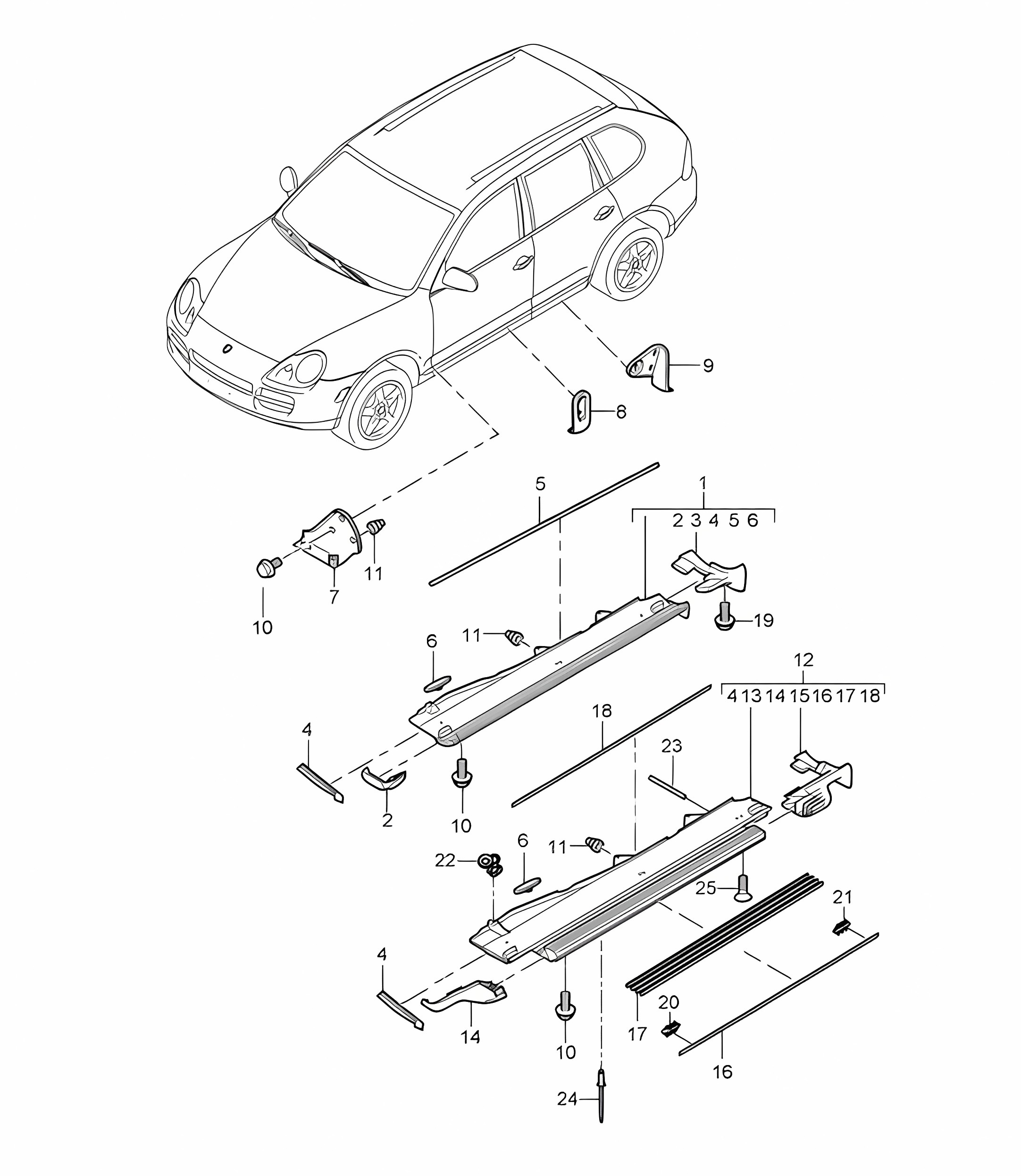 Linings / Accessories / Sill Cayenne 9PA1 (957) 2007-10