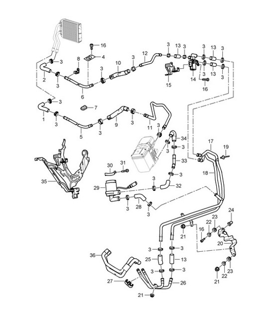 Diagram 813-015 Porsche Panamera 971 MK2 (2021-2023) 