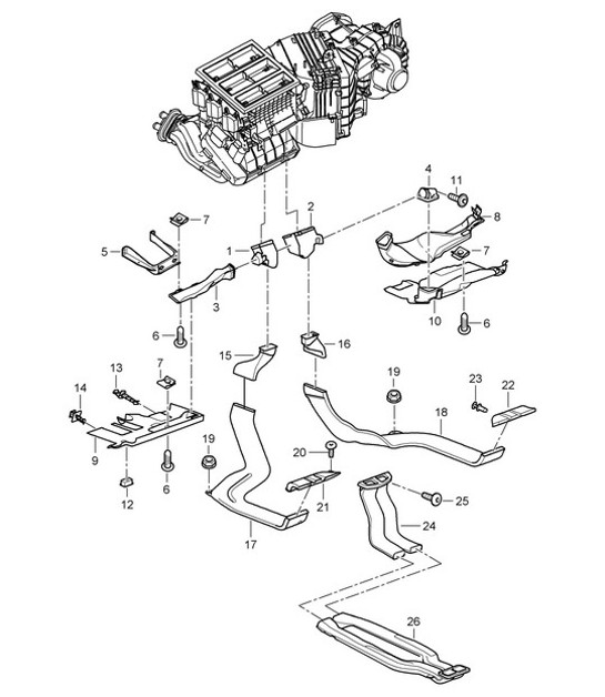 Diagram 813-030 Porsche Boxster 718 2.0L PDK (300 Bhp) 2017>> Body