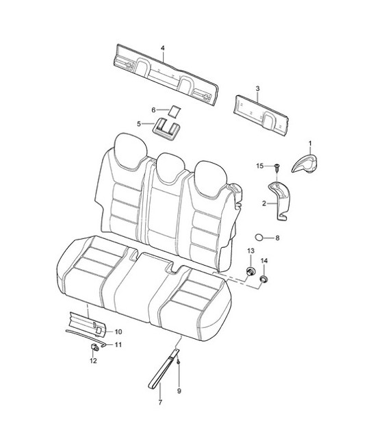 Diagram 817-035 Porsche Cayman 2.7L 981 2013-16 Body