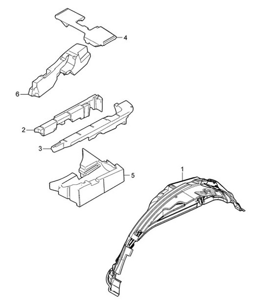 Diagram 817-065 Porsche Cayman 987C / 981C (2005-2016) Body