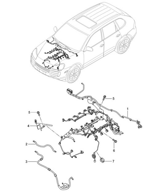 Diagram 902-008 Porsche 911 1987-1989 3.2L G50 Electrical equipment
