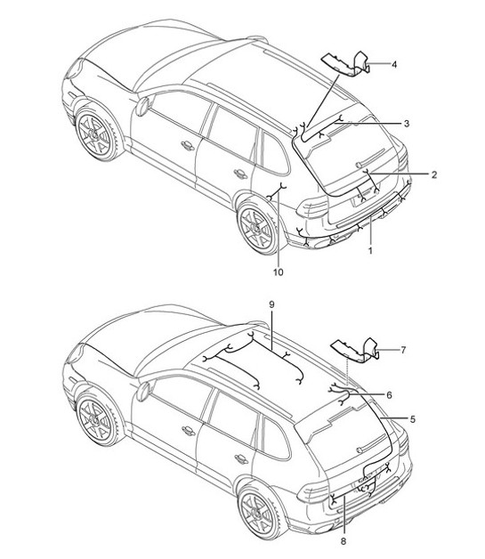 Diagram 902-020 Porsche 971.2 Panamera 4S 2.9L V6 2021-23 