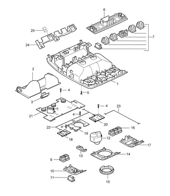 Diagram 903-006 Porsche 993 (911) GT2 1994-97 Electrical equipment