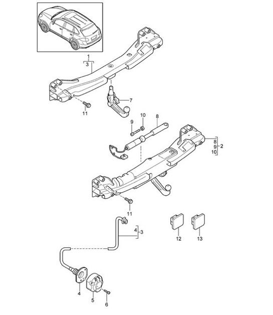 Diagram 002-000 Porsche Panamera 971 MK1 (2017-2020) Accessories & others 