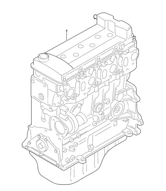 Diagram 101-017 Porsche 997 MKII Turbo 2010-13 Engine