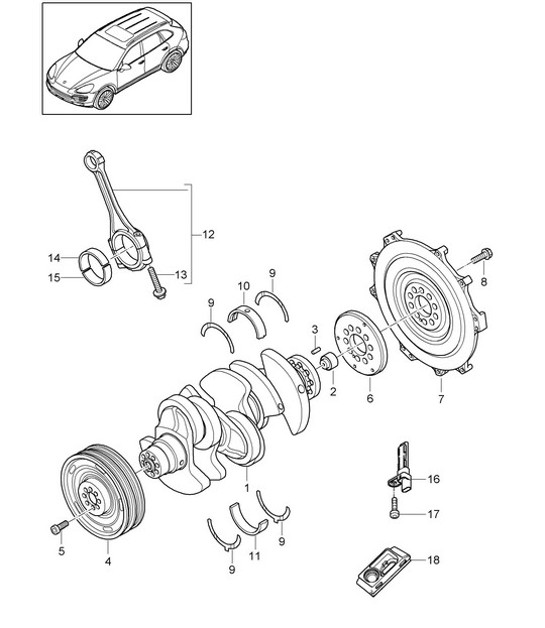Diagram 102-030 Porsche Taycan (9J1) MK1 2020-2024 