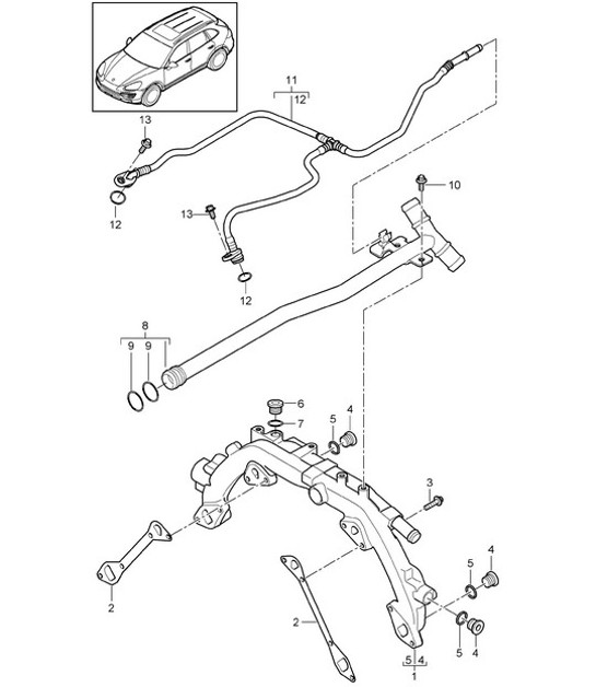 Diagram 105-020 Porsche 911 & 912 (1965-1989) Engine