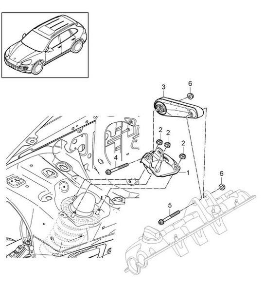 Diagram 109-000 Porsche 911 & 912 (1965-1989) Motor