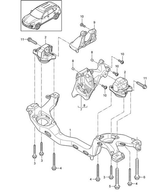 Diagram 109-012 Porsche 911 & 912 (1965-1989) Motor