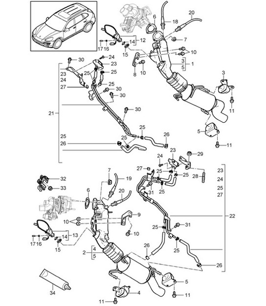Diagram 202-027 Porsche Macan (95B) MK3 2022>> 