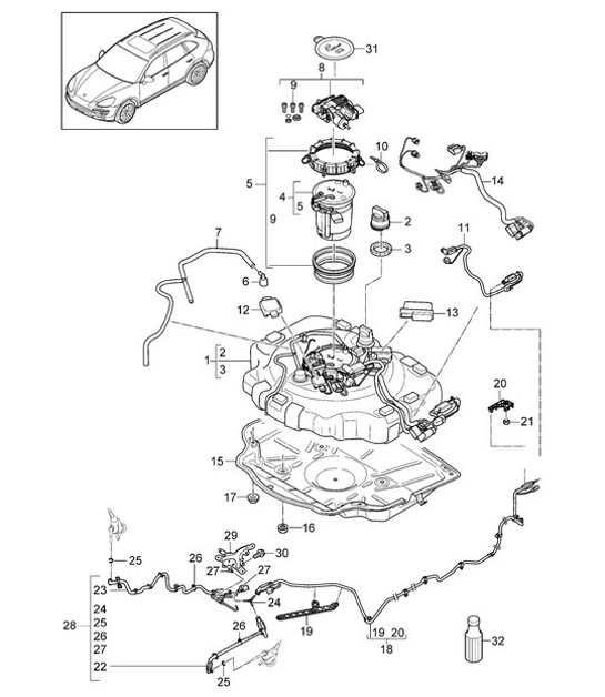 Diagram 202-029 Porsche Macan (95B) MK3 2022>> 