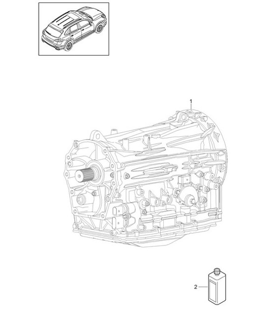 Diagram 320-005 Porsche 993 (911) GT2 1994-97 Transmission