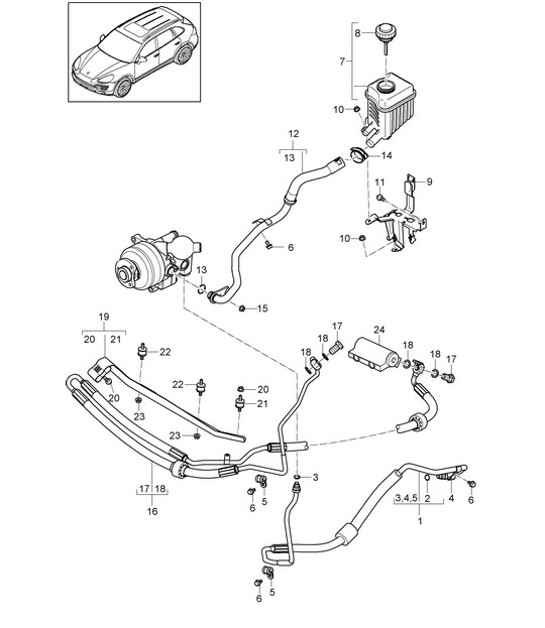 Diagram 402-030 Porsche 9J1.1 Taycan 2020-24 
