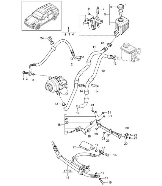 Diagram 402-037 Porsche 944 2.5L 8V 1982-87 