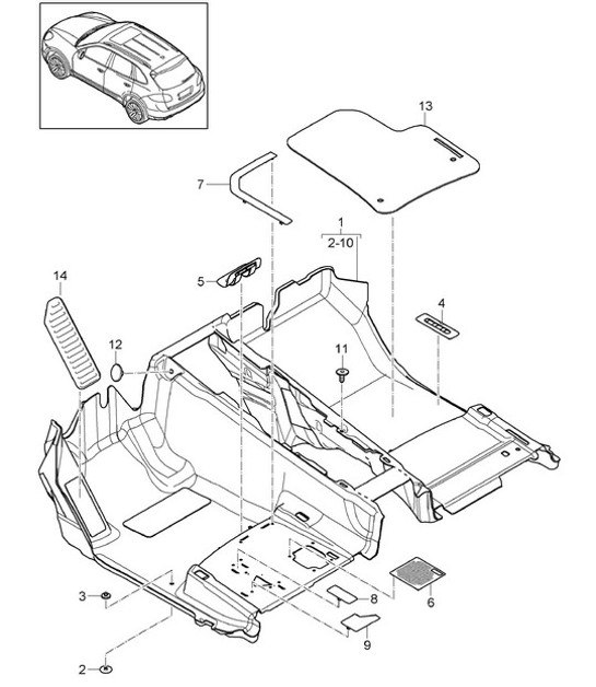 Diagram 807-000 Porsche 971.2 Panamera 4S 2.9L V6 2021-23 