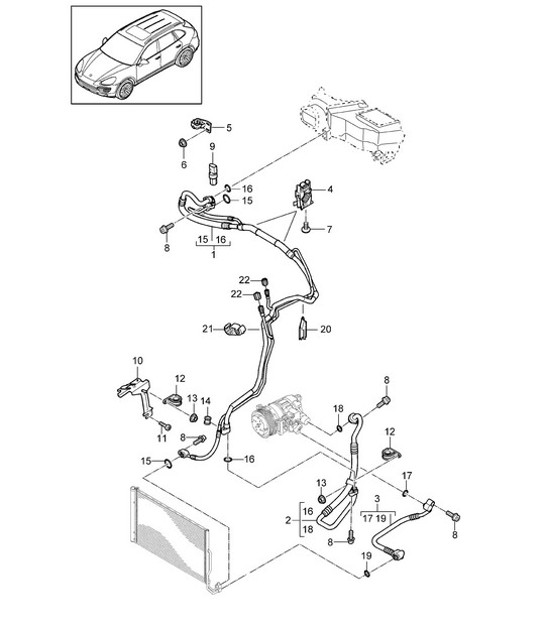 Diagram 813-063 Porsche Macan (95B) MK1 (2014-2018) Body