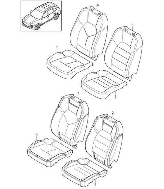 Diagram 817-002 Porsche 993 (911) C2 1994-97 Body