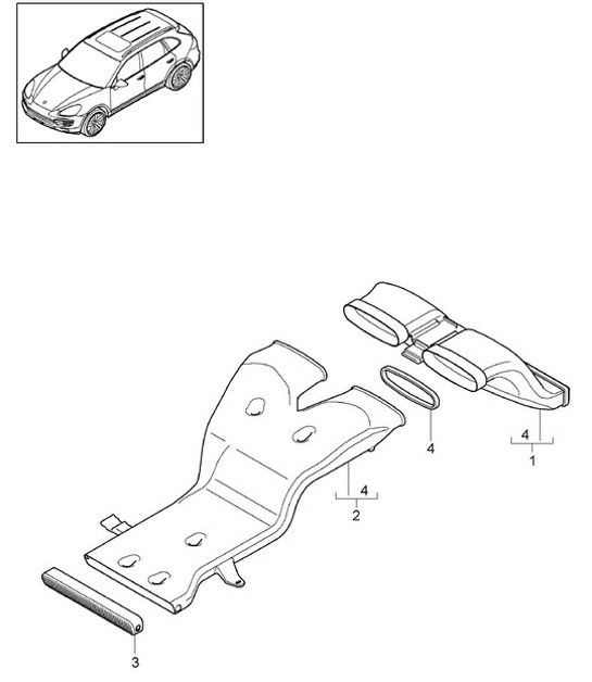 Diagram 901-050 Porsche Cayman 987C / 981C (2005-2016) Electrical equipment