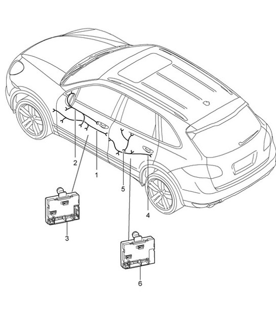 Diagram 902-015 Porsche 993 (911) GT2 1994-97 Electrical equipment