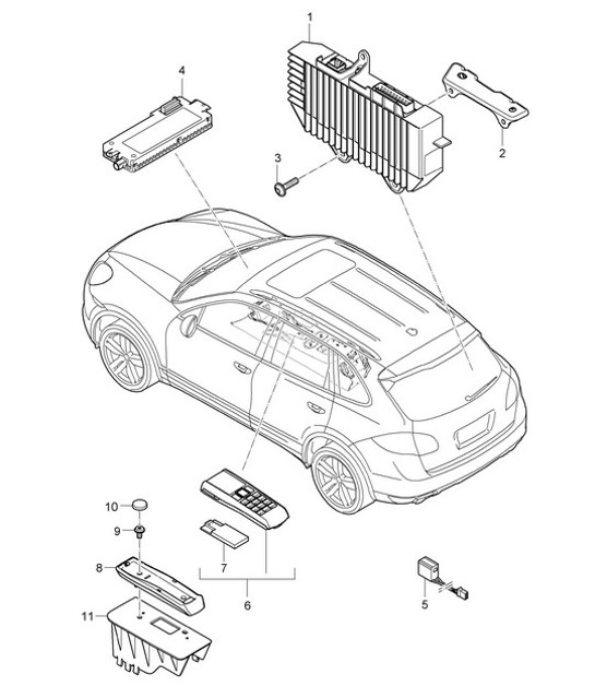 Diagram 911-010 Porsche 924 Carrera GT 2.0L 1981 