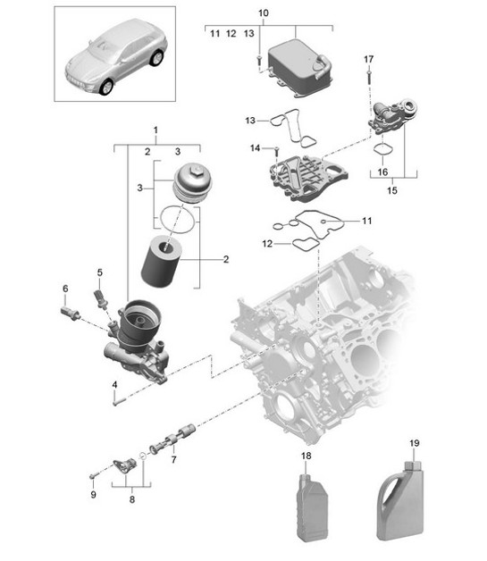 Diagram 104-070 Porsche Panamera 971 MK1 (2017-2020) 