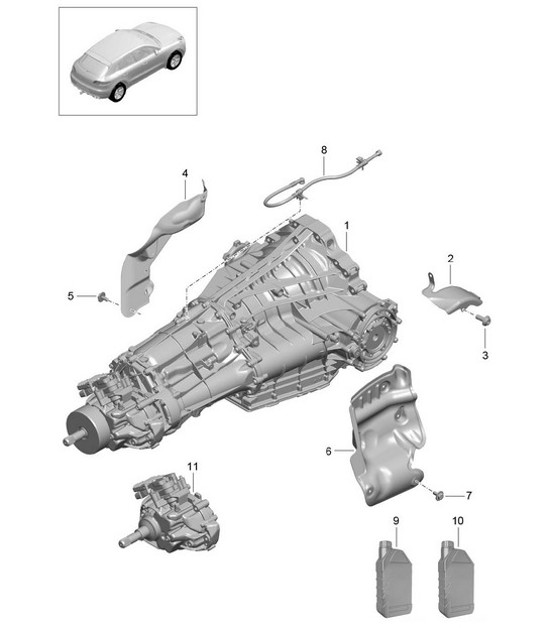 Diagram 320-000 Porsche 911 & 912 (1965-1989) Transmission