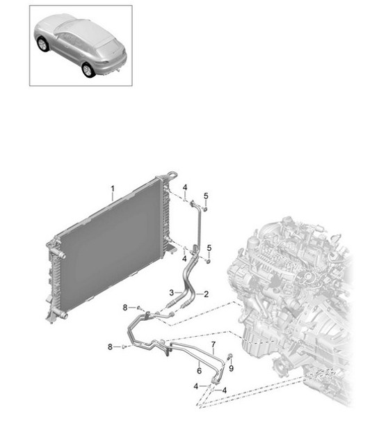 Diagram 360-020 Porsche Cayman 987C / 981C (2005-2016) Transmission
