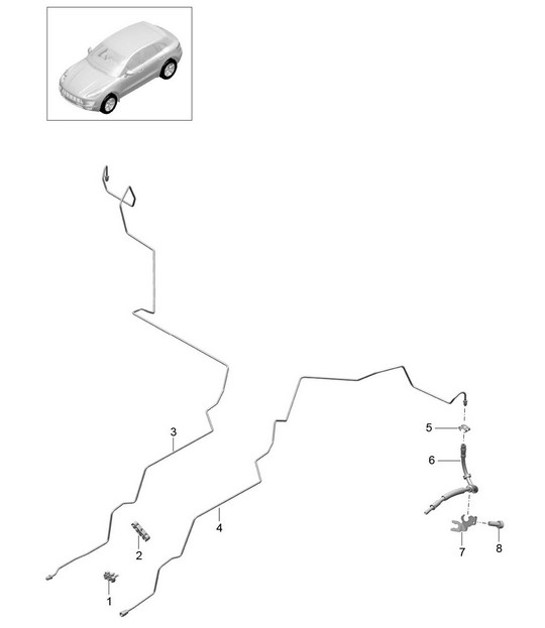 Diagram 604-010 Porsche 970.1 Panamera S V8 4.8L 2009-13 Wheels, Brakes