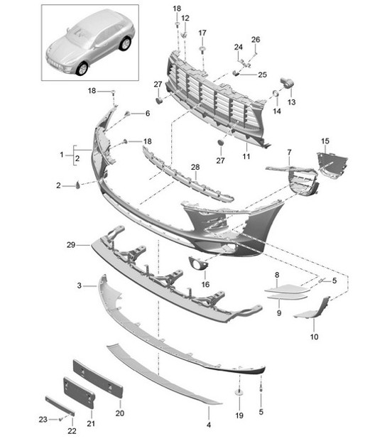 Diagram 802-000 Porsche 924S 2.5L 1988 