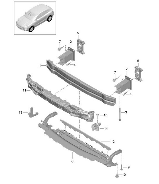 Diagram 802-007 Porsche 997 (911) MK2 2009-2012 Body