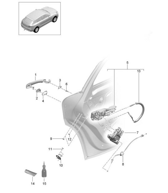 Diagram 804-015 Porsche Boxster 981 Spyder 3.8L 2016 Body