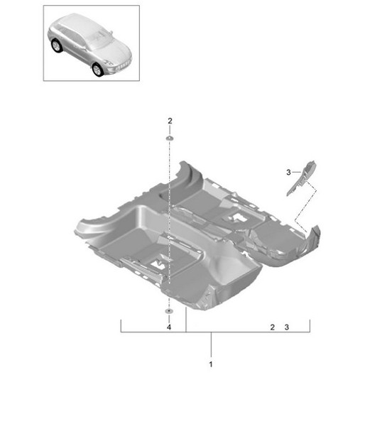 Diagram 807-010 Porsche 993 (911) GT2 1994-97 Body