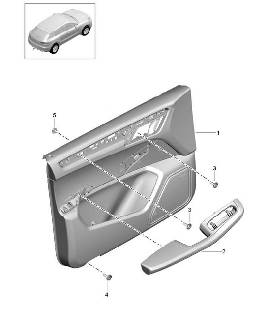 Diagram 808-030 Porsche Cayman 2.7L 981 2013-16 Body